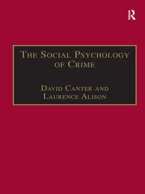 cover image of The Social Psychology of Crime